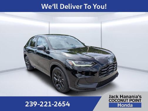Black 2025 Honda HR-V Sport