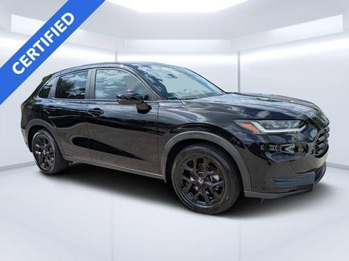 Crystal Black Pearl 2024 Honda HR-V Sport