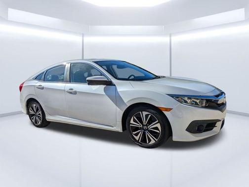 White 2018 Honda Civic EX-L