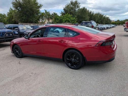 Radiant Red Metallic 2025 Honda Accord SE