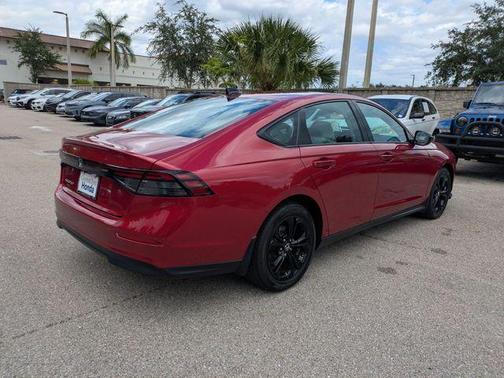 Radiant Red Metallic 2025 Honda Accord SE