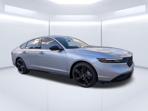 Solar Silver Metallic 2026 Honda Accord Hybrid Sport-L