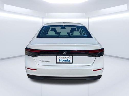 Platinum White Pearl 2024 Honda Accord LX