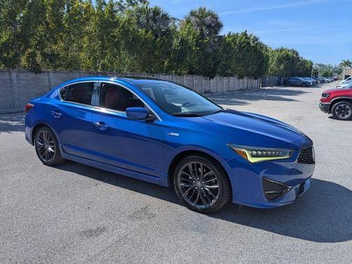 Apex Blue Pearl 2021 Acura ILX TECHNOLOGY&A-SPEC PACKAGES