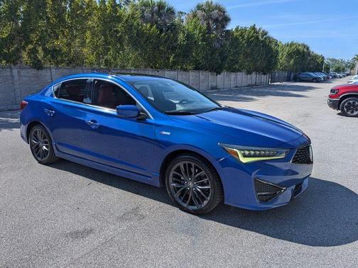 Apex Blue Pearl 2021 Acura ILX TECHNOLOGY&A-SPEC PACKAGES
