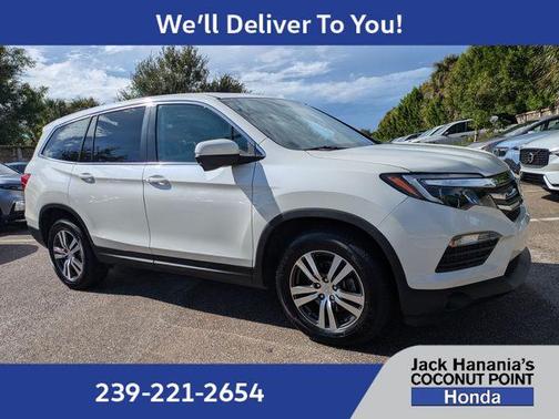 White 2018 Honda Pilot EX-L