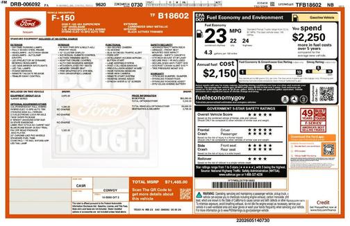 Carbonized Gray Metallic 2026 Ford F-150 Lariat