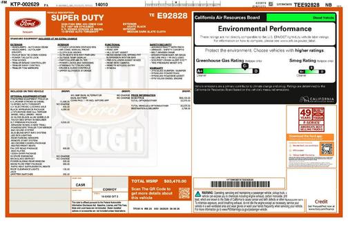 Agate Black Metallic 2026 Ford F-350 XLT