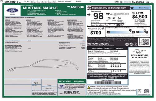 2023 Ford Mustang Mach-E California Route 1