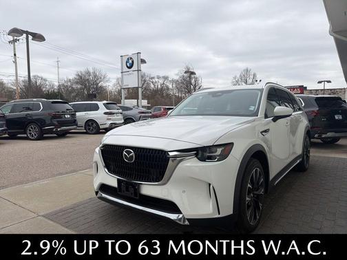 Rhodium White Premium 2024 Mazda CX-90 PHEV Premium