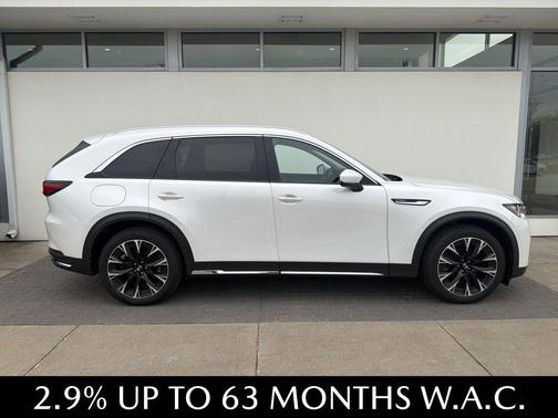 Rhodium White Premium 2024 Mazda CX-90 PHEV Premium
