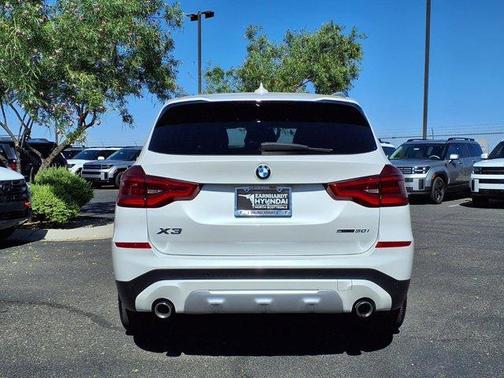 Mineral White Metallic 2020 BMW X3 sDrive30i