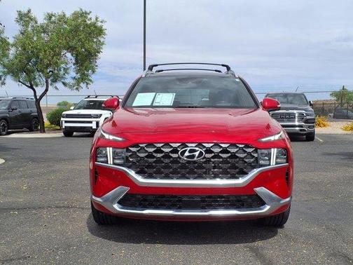 Calypso Red 2022 Hyundai SANTA FE Calligraphy