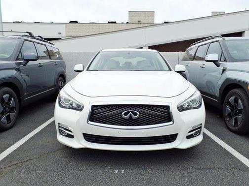 Moonlight White 2015 INFINITI Q50 Premium