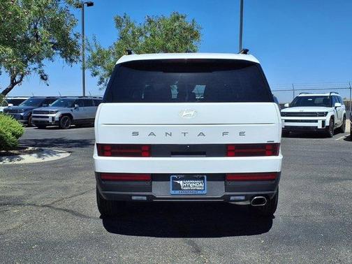 White 2025 Hyundai SANTA FE SEL
