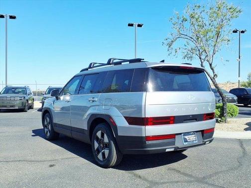 Shimmering Silver 2026 Hyundai SANTA FE HEV SEL