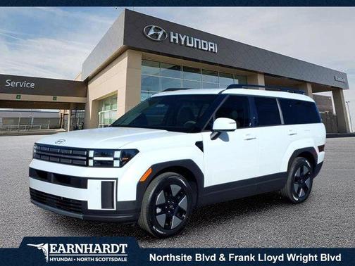 White 2026 Hyundai SANTA FE HEV SEL