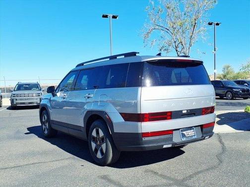 Shimmering Silver 2026 Hyundai SANTA FE HEV SEL
