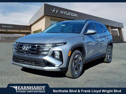 Shimmering Silver 2026 Hyundai TUCSON Hybrid SEL