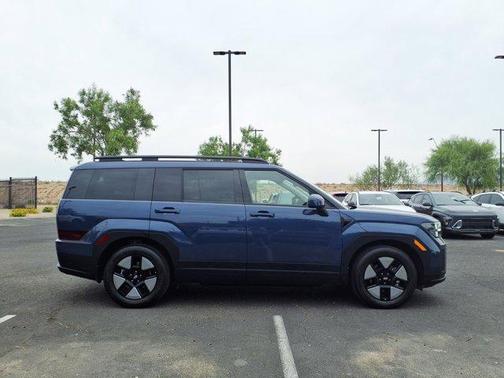 Atlantic Blue 2026 Hyundai SANTA FE HEV SEL