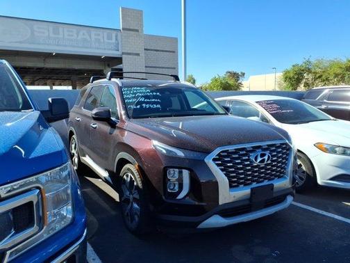 Burgundy 2020 Hyundai PALISADE SEL