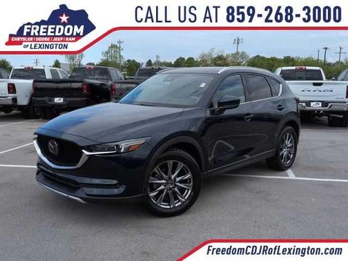 Deep Crystal Blue Mica 2021 Mazda CX-5 Signature