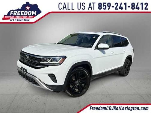 Pure White 2021 Volkswagen Atlas 3.6L SEL