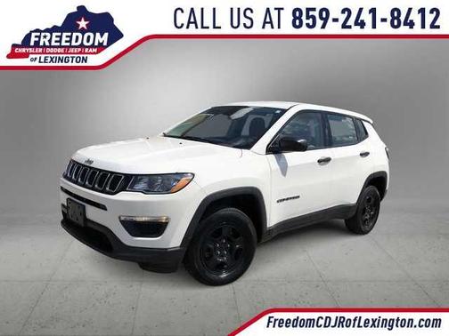 White Clearcoat 2019 Jeep Compass Sport