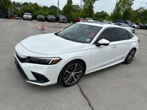 Platinum White Pearl 2023 Honda Civic Touring
