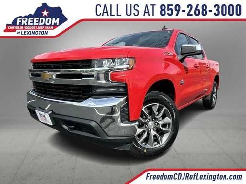 Red 2021 Chevrolet Silverado 1500 LT