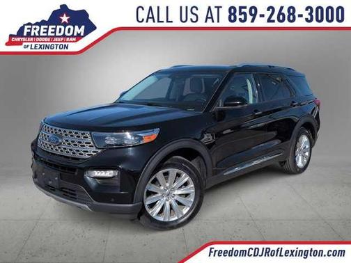 Agate Black Metallic 2021 Ford Explorer Limited