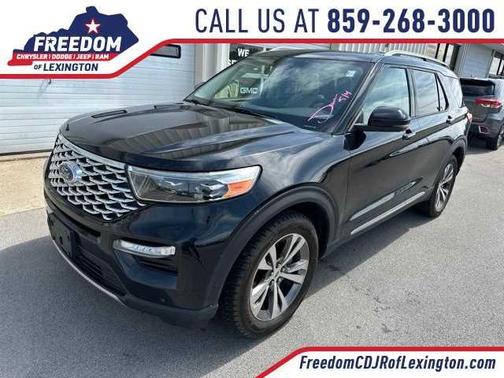 Agate Black Metallic 2020 Ford Explorer Platinum