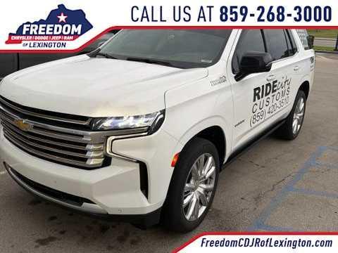 Summit White 2021 Chevrolet Tahoe High Country