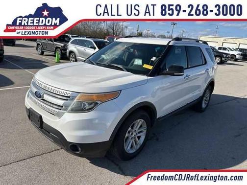 White Platinum Tri-Coat Metallic 2013 Ford Explorer XLT