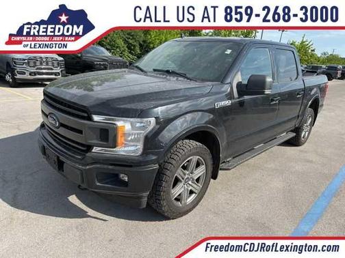 Shadow Black 2018 Ford F-150 XLT