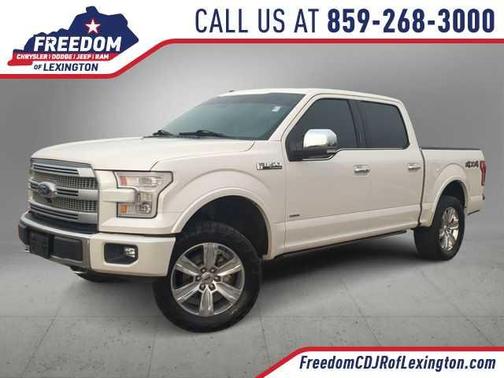 White Platinum Tri-Coat Metallic 2017 Ford F-150 Platinum
