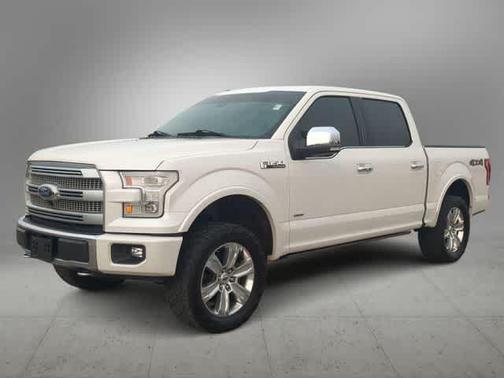 White Platinum Tri-Coat Metallic 2017 Ford F-150 Platinum