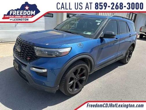 Atlas Blue Metallic 2021 Ford Explorer ST