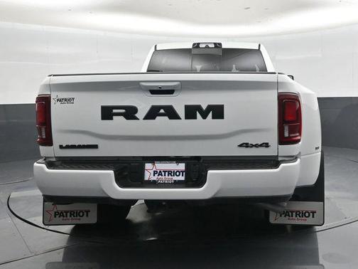 Bright White Clearcoat 2026 RAM 3500 Laramie Mega Cab 4x4 6'4' Box