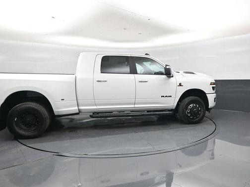 Bright White Clearcoat 2026 RAM 3500 Laramie Mega Cab 4x4 6'4' Box