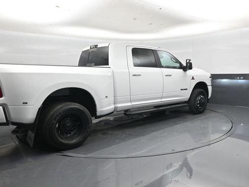 Bright White Clearcoat 2026 RAM 3500 Laramie Mega Cab 4x4 6'4' Box