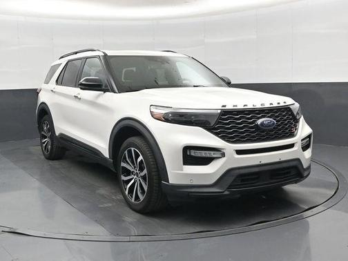 Star White Metallic Tri-Coat 2020 Ford Explorer ST