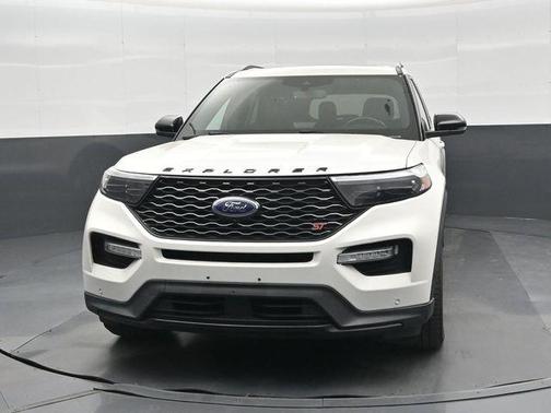 Star White Metallic Tri-Coat 2020 Ford Explorer ST