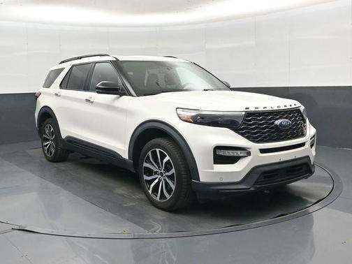 Star White Metallic Tri-Coat 2020 Ford Explorer ST