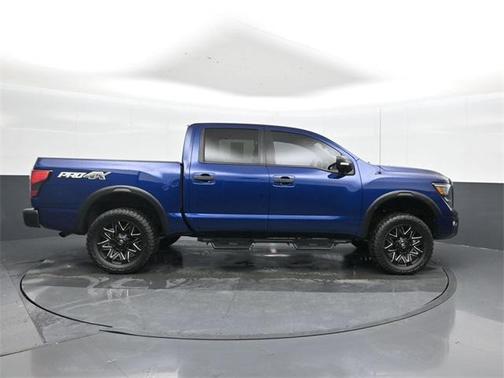 Deep Blue Pearl Metallic 2021 Nissan Titan PRO-4X