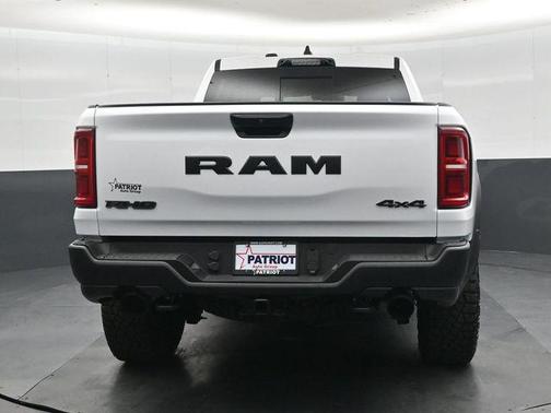 Bright White Clearcoat 2026 RAM 1500 RHO Crew Cab 4x4 5'7' Box