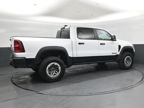 Bright White Clearcoat 2026 RAM 1500 RHO Crew Cab 4x4 5'7' Box