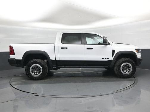 Bright White Clearcoat 2026 RAM 1500 RHO Crew Cab 4x4 5'7' Box