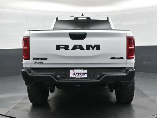 Bright White Clearcoat 2026 RAM 1500 RHO Crew Cab 4x4 5'7' Box