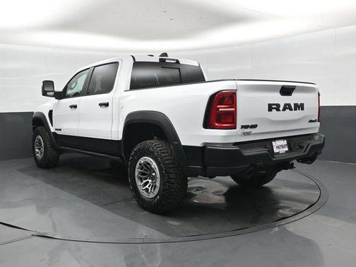 Bright White Clearcoat 2026 RAM 1500 RHO Crew Cab 4x4 5'7' Box